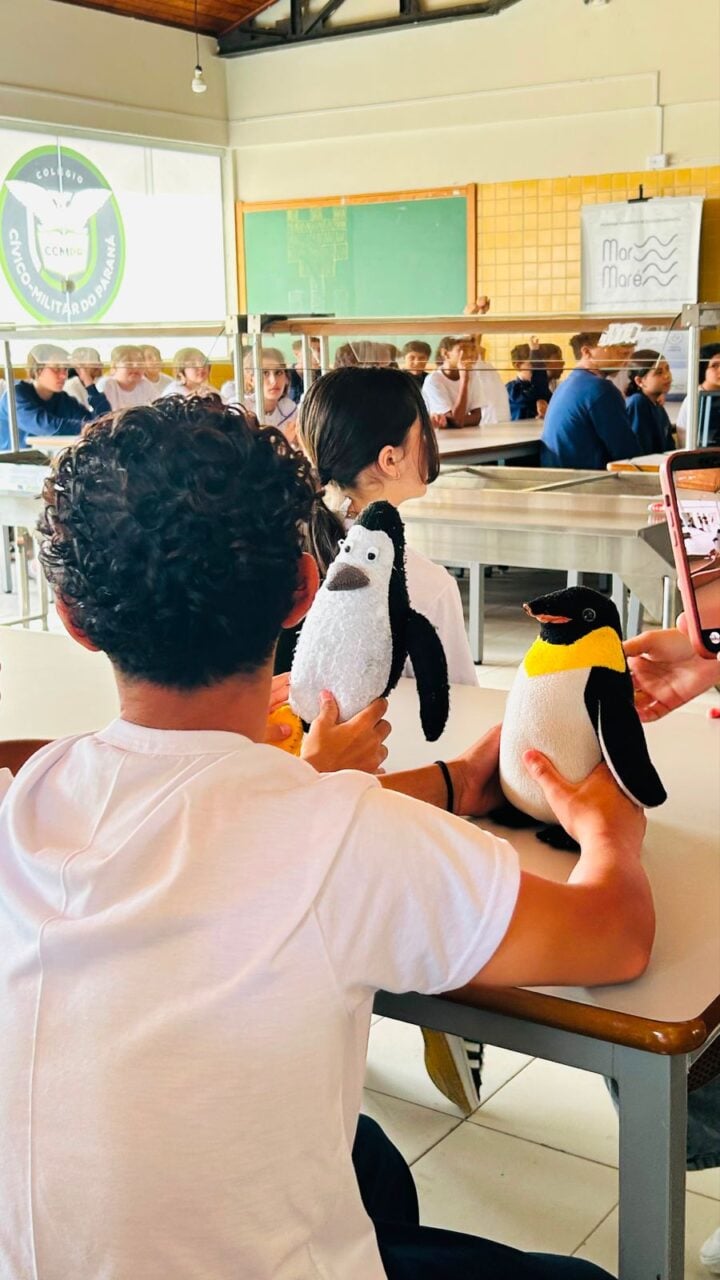 Escolas do litoral do Paraná recebem ação que une cinema, ciência e cultura oceânica