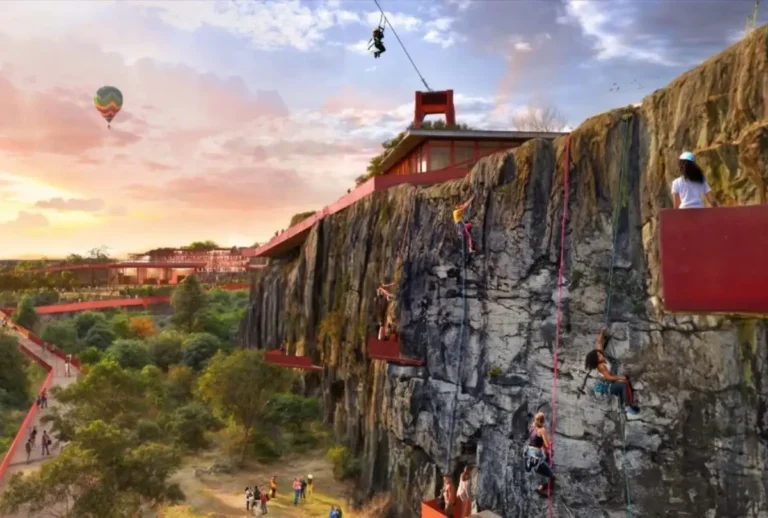 Amep transforma pedreira desativada em parque de aventura e shows em Colombo