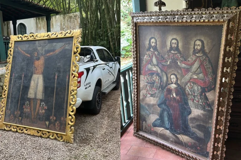 PF apreende obras de arte sagradas do Peru vendidas ilegalmente no Rio