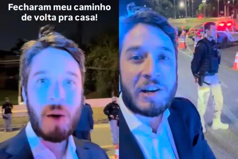 Segurança derruba celular de empresário em casamento do filho de Moraes