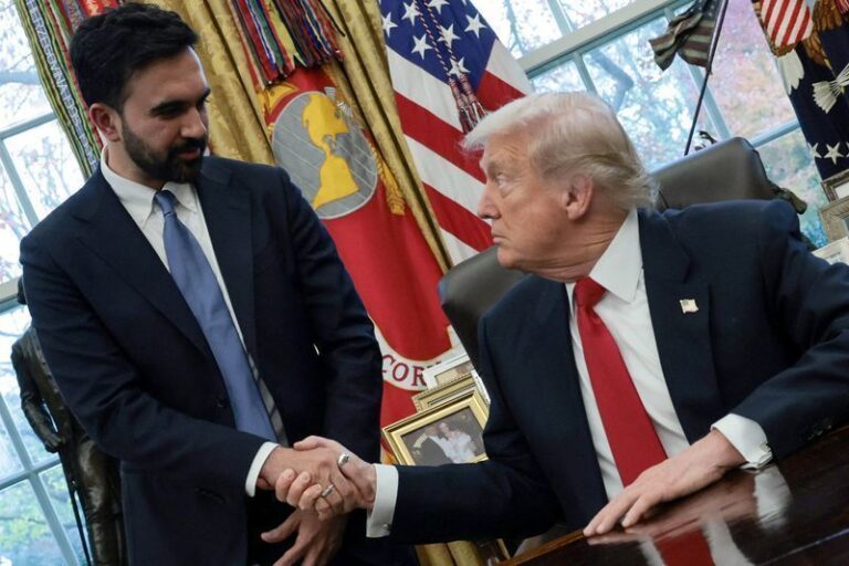 Trump se reúne com prefeito democrata de Nova York na Gracie Mansion