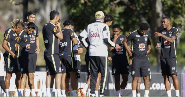 Ancelotti escala Otávio no gol da Seleção Brasileira em treino na Austrália
