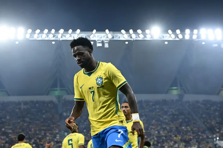 Ancelotti reafirma Vini Jr. como peça fundamental após gol na vitória do Brasil