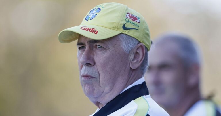 Ancelotti testa escalação contra a Índia com mudanças e novos convocados