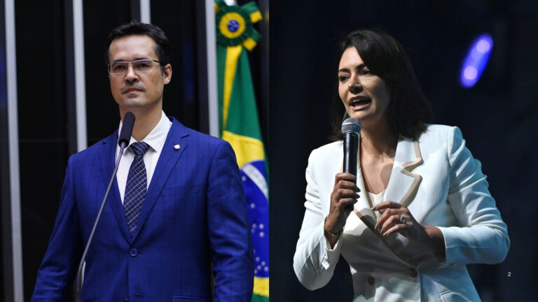 Michelle Bolsonaro defende Deltan após ministro do TSE barrar candidatura