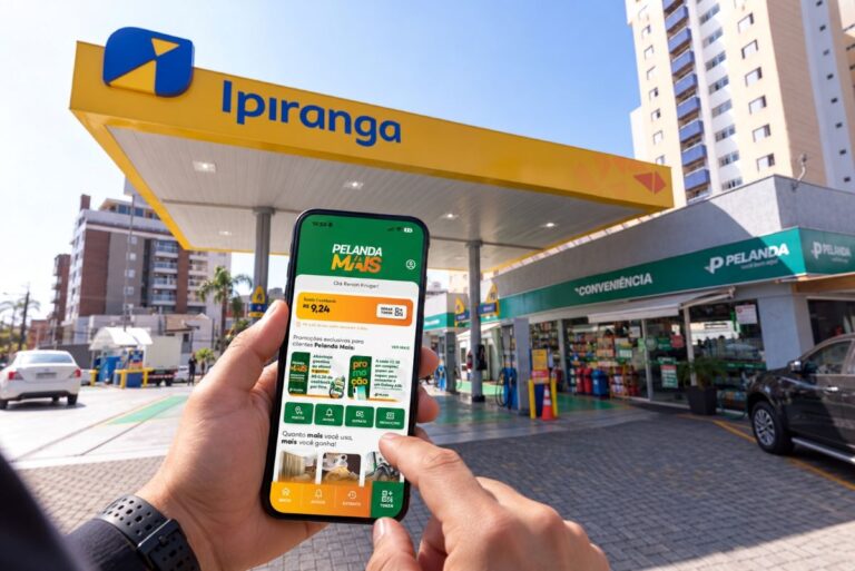 Rede Pelanda lança aplicativo com cashback de R$ 0,20 por litro no Paraná