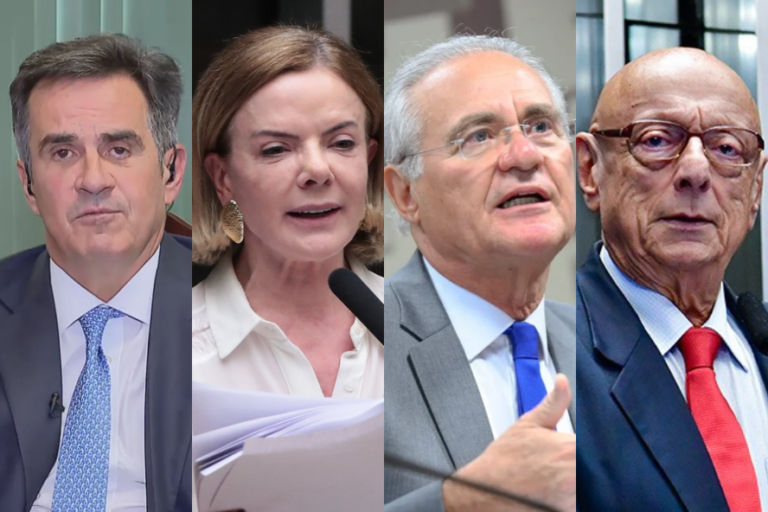 Eleições derrubam Renan Calheiros, Ciro Nogueira e Gleisi Hoffmann do Senado