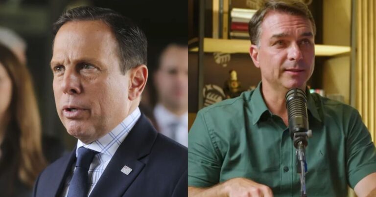 Doria organiza almoço de Flávio Bolsonaro com mais de 300 empresários em São Paulo