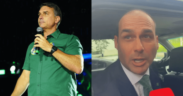 Flávio Bolsonaro se encontra com Eduardo nos EUA e planeja entrevista