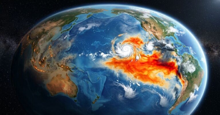 NOAA projeta Super El Niño com anomalia de 3,7°C até dezembro de 2026