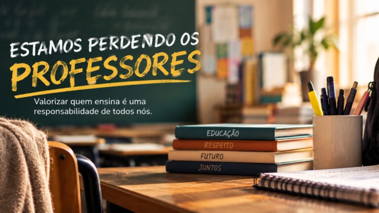 Pesquisa aponta que 48,3% dos professores brasileiros pensam em abandonar a profissão