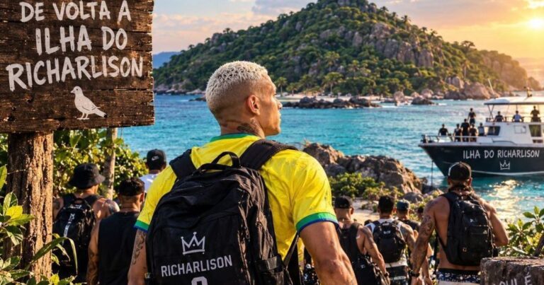 Richarlison ironiza saída de Flávio Bolsonaro após PF investigar disputa por ilha