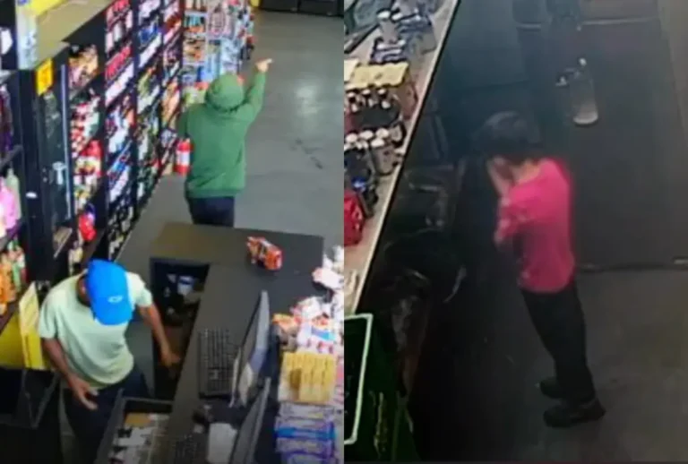 Criança ora pela família durante assalto à mercearia em Santo André