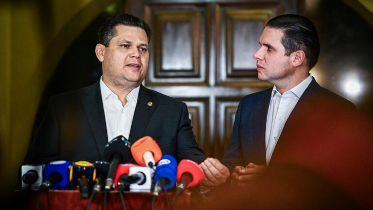Hugo Motta e Davi Alcolumbre defendem pacificação política após reeleição de Lula