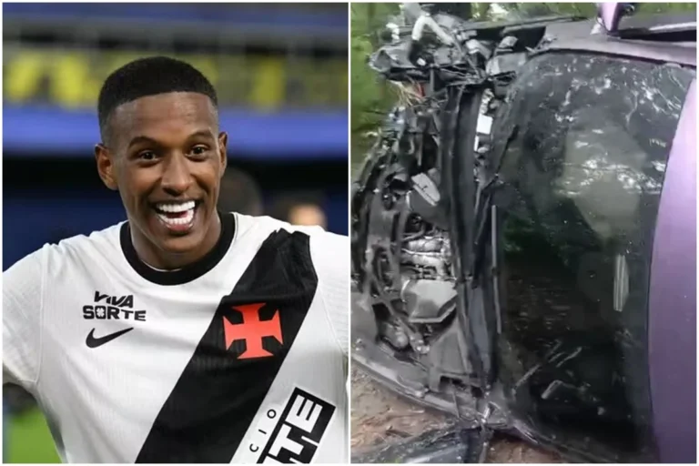 Zagueiro do Vasco escapa ileso ao capotar BMW de R$ 1 milhão no Rio