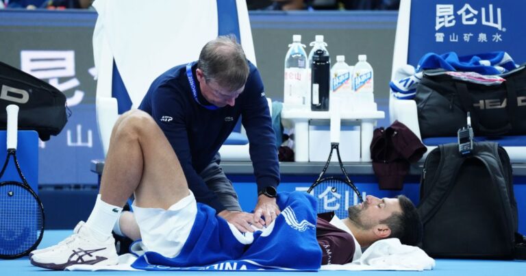 Djokovic admite problema de saúde ainda não revelado durante ATP 500 de Pequim