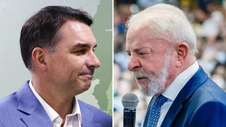 Lula e Flávio Bolsonaro trocam acusações em debate presidencial na TV Bandeirantes