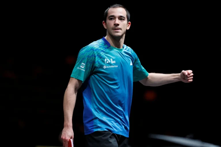 Hugo Calderano é eliminado na semifinal do Smash da China por Lin Yun-Ju