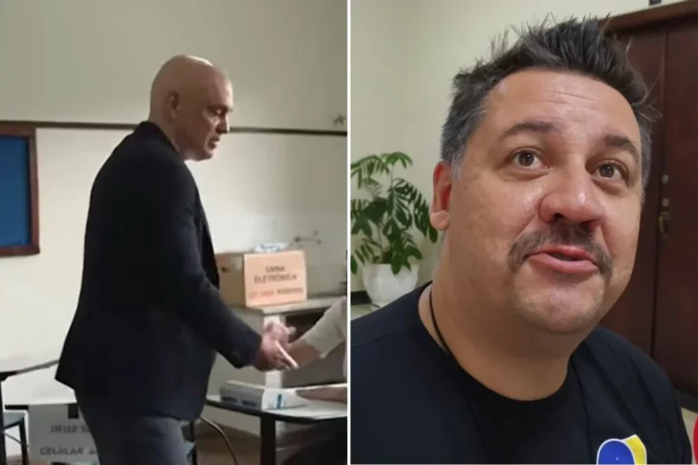 Alexandre de Moraes vota em SP e comenta situação do Corinthians
