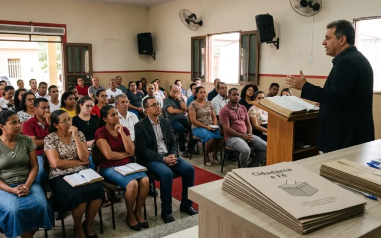 Estudo identifica propaganda eleitoral em 3,2% das celebrações religiosas no Brasil
