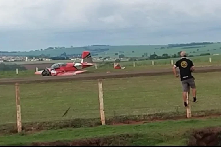Avião de pequeno porte cai em Orlândia e deixa dois mortos