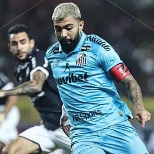 Gabigol marcou para a equipe paulista  • Divulgação/Santos F.C
