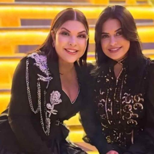 Vanilda Bordieri e Célia Bueno em registro compartilhado nas redes sociais durante encontro especial. (Foto: Reprodução)