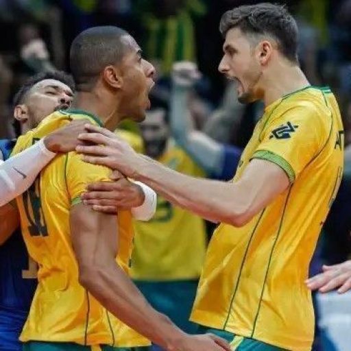 Brasil bate Colômbia e mantém liderança no Sul-Americano de vôlei masculino